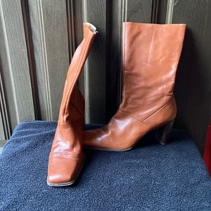 Used BCBG girls, size 10 cognac color or brown boot